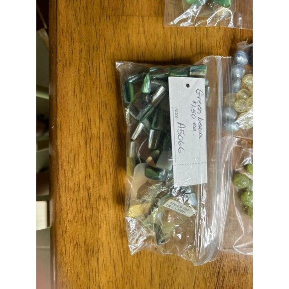 Assorted Glass Beads & Metallic Beads Collection For Jewelry Making - Picture 2 of 10